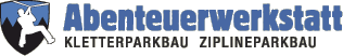 Logo Abenteuerwerkstatt Kletterparkbau Ziplineparkbau